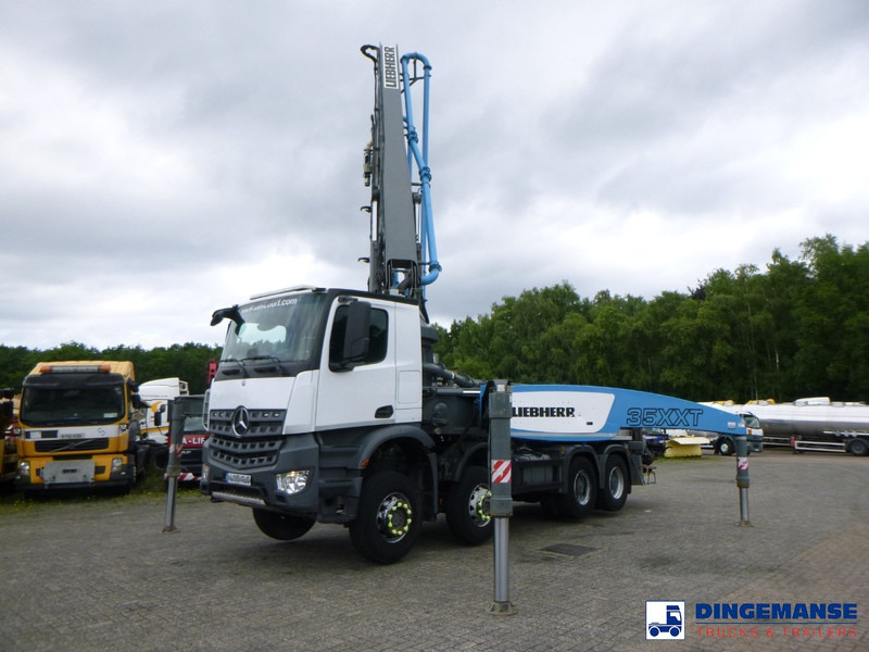 Concrete pump truck Mercedes-Benz Arocs 8x4 Liebherr 35 XXT concrete pump 35 m: picture 6