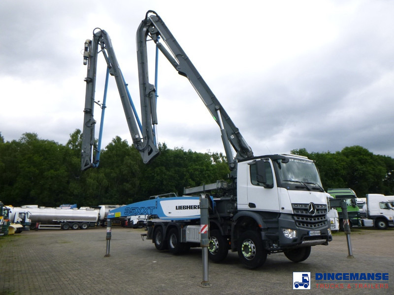 Concrete pump truck Mercedes-Benz Arocs 8x4 Liebherr 35 XXT concrete pump 35 m: picture 8