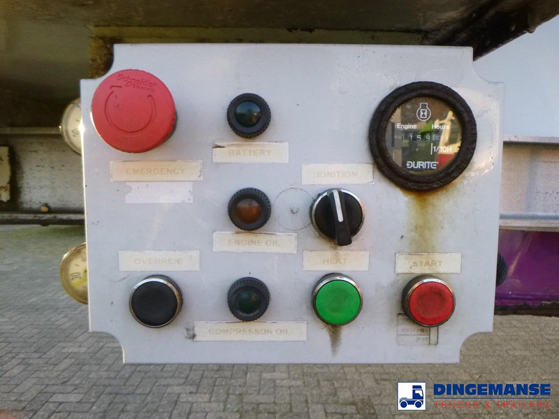 Tank semi-trailer SPITZER Powder tank alu 37 m3 + engine/compressor: picture 6