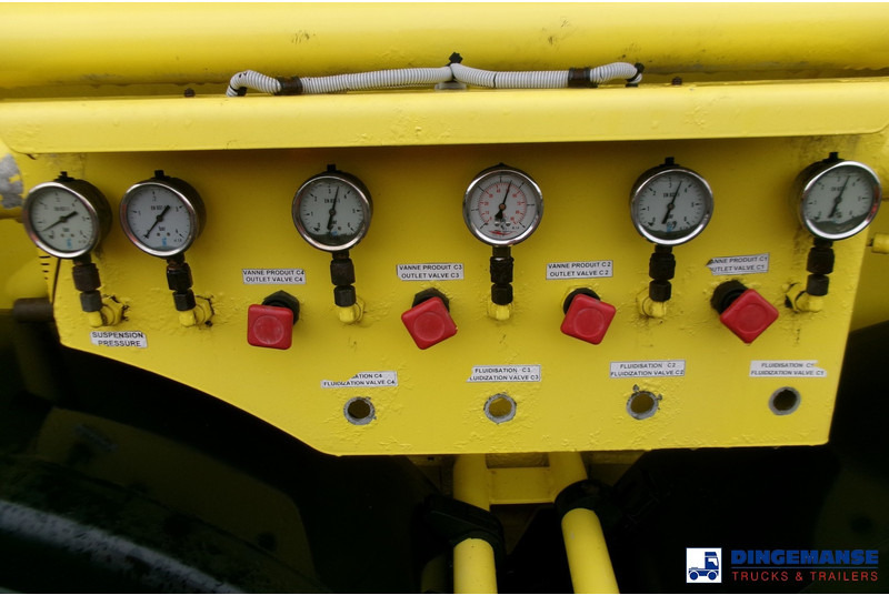 Tank semi-trailer SPITZER Powder tank alu 56 m3 / 1 comp (food grade): picture 6