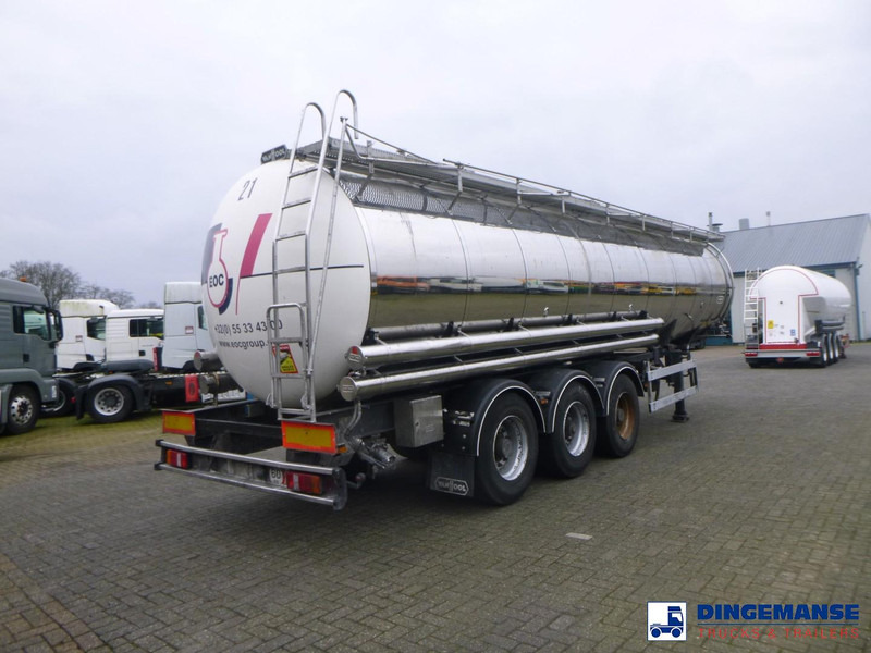 Van Hool Chemical tank inox 30 m3 / 3 comp - Tank semi-trailer: picture 4 Van Hool Chemical tank inox 30 m3 / 3 comp - Tank semi-trailer: picture 4