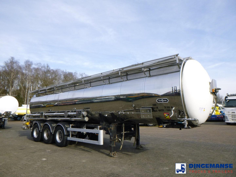 Van Hool Chemical tank inox 30 m3 / 3 comp - Tank semi-trailer: picture 2 Van Hool Chemical tank inox 30 m3 / 3 comp - Tank semi-trailer: picture 2