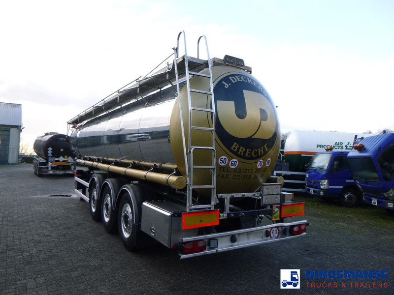Van Hool Chemical tank inox L4BH 30 m3 / 1 comp / ADR 29/08/24 - Tank semi-trailer: picture 3 Van Hool Chemical tank inox L4BH 30 m3 / 1 comp / ADR 29/08/24 - Tank semi-trailer: picture 3