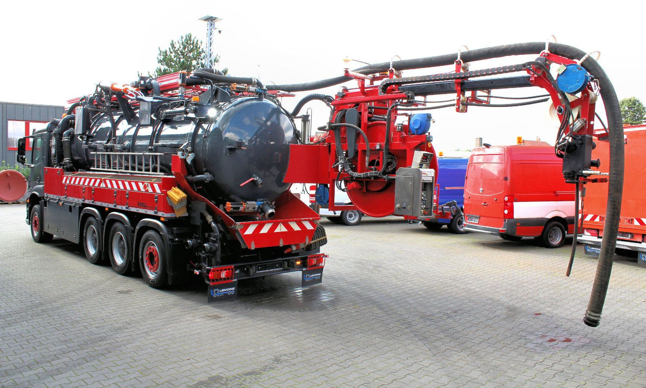 Vacuum truck Mercedes-Benz AROCS 3246 8x4 Kroll 16m³ WRG Winterheizung -15C: picture 8