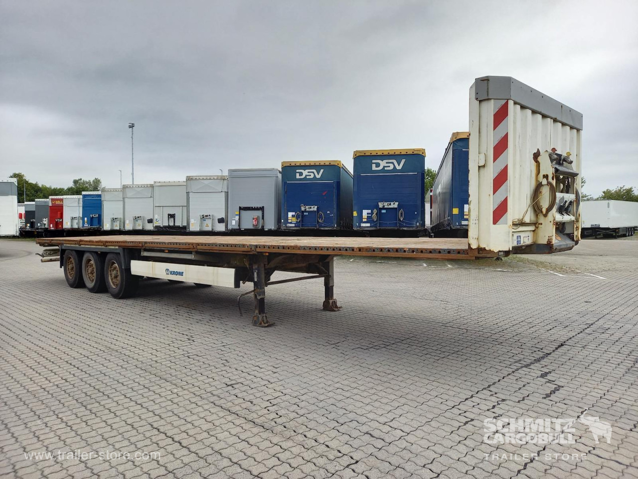 KRONE Auflieger Plateau Standard - Dropside/ Flatbed semi-trailer: picture 1 KRONE Auflieger Plateau Standard - Dropside/ Flatbed semi-trailer: picture 1