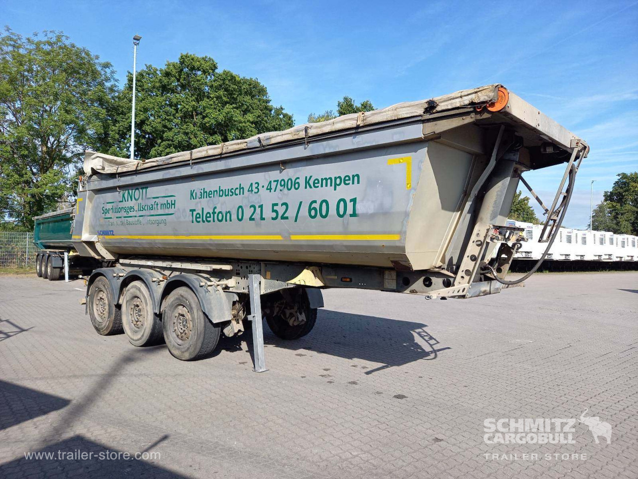SCHMITZ Auflieger Kipper Stahlrundmulde 25m³ - Tipper semi-trailer: picture 1 SCHMITZ Auflieger Kipper Stahlrundmulde 25m³ - Tipper semi-trailer: picture 1