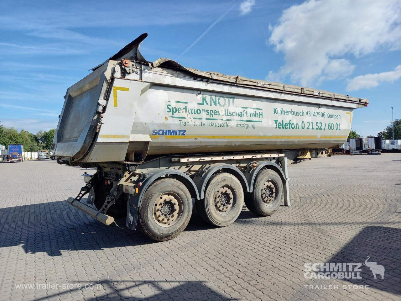 SCHMITZ Auflieger Kipper Stahlrundmulde 25m³ - Tipper semi-trailer: picture 5 SCHMITZ Auflieger Kipper Stahlrundmulde 25m³ - Tipper semi-trailer: picture 5