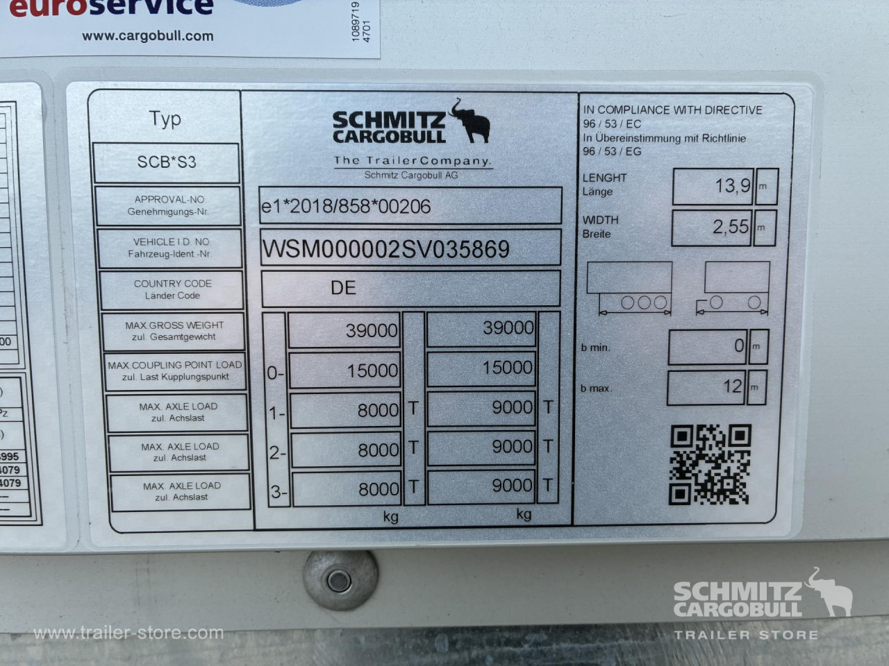 SCHMITZ Auflieger Trockenfrachtkoffer Standard Double deck - Closed box semi-trailer: picture 2 SCHMITZ Auflieger Trockenfrachtkoffer Standard Double deck - Closed box semi-trailer: picture 2