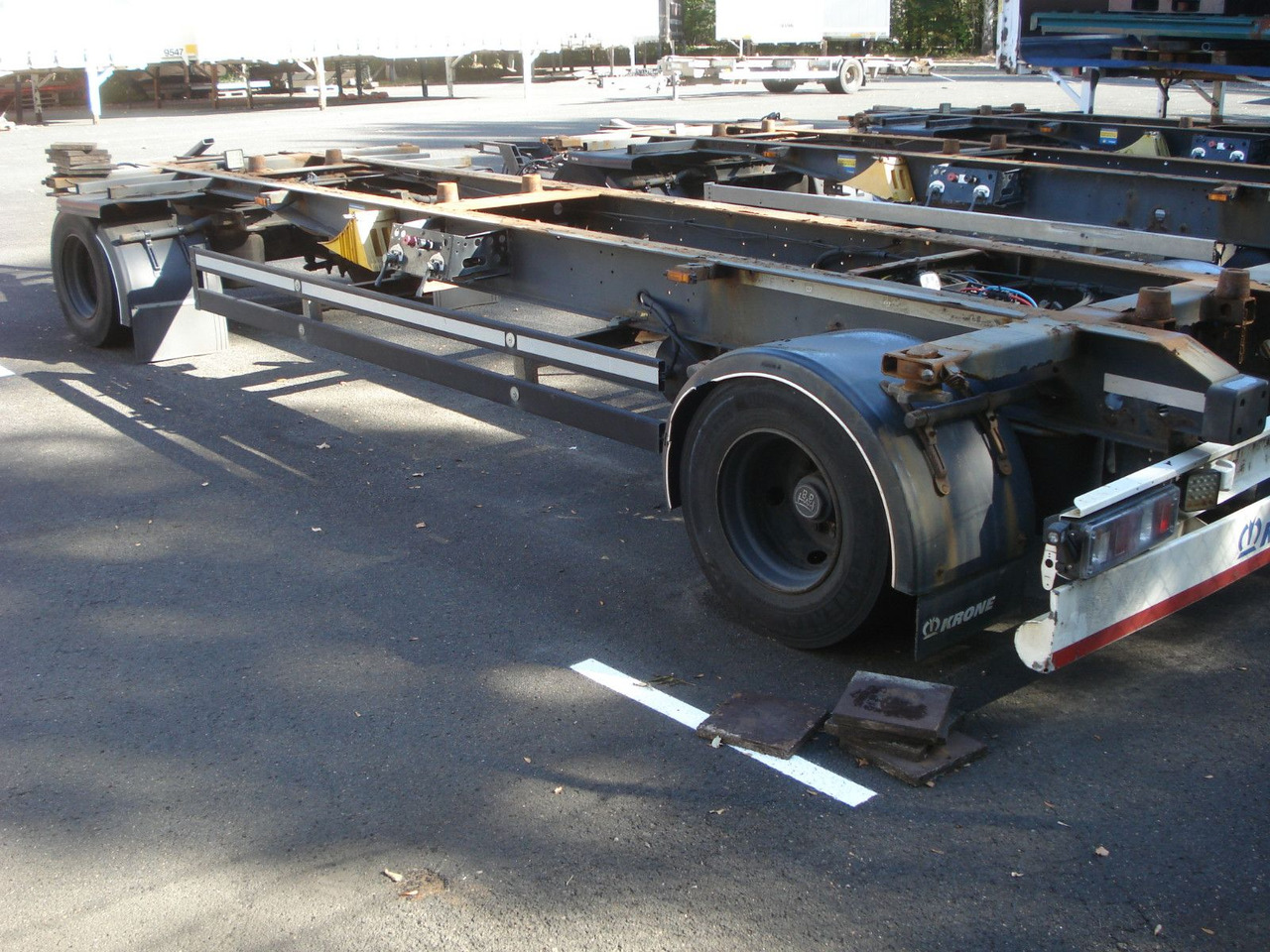 Krone AZ 18 A Drehschemel Zwillingsbereift! - Container transporter/ Swap body trailer: picture 2 Krone AZ 18 A Drehschemel Zwillingsbereift! - Container transporter/ Swap body trailer: picture 2