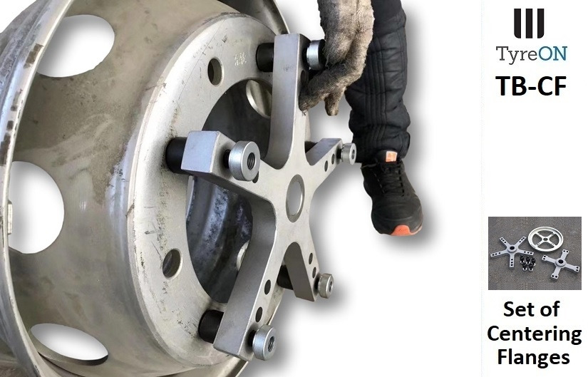 TB-CF 3 centring flanges for truck wheel balancing - Workshop equipment: picture 3 TB-CF 3 centring flanges for truck wheel balancing - Workshop equipment: picture 3