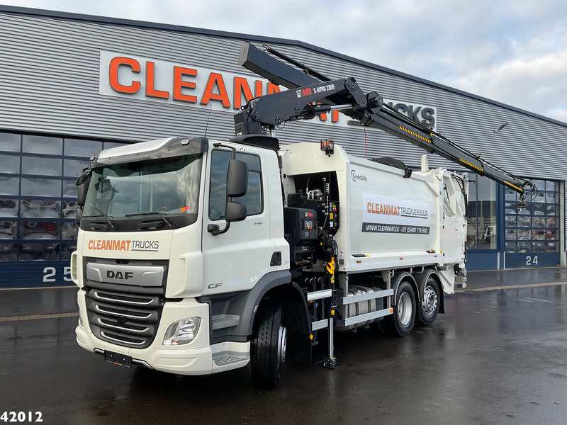 DAF FAN CF 340 Hiab 23 Tonmeter laadkraan - Garbage truck: picture 1 DAF FAN CF 340 Hiab 23 Tonmeter laadkraan - Garbage truck: picture 1