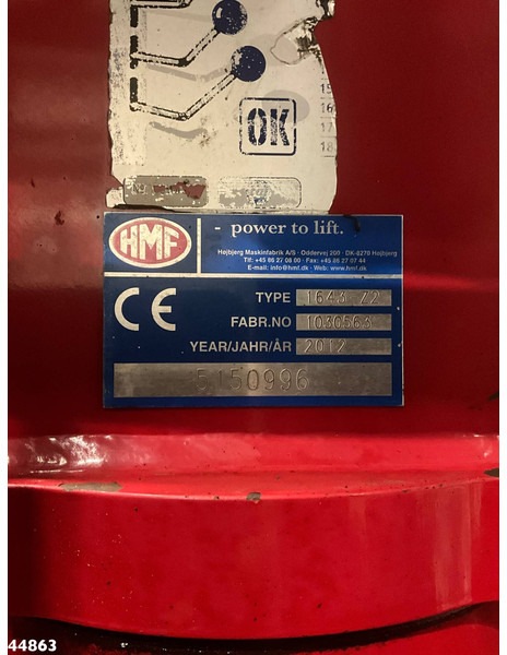 Hook lift truck, Crane truck DAF FAQ 85 CF 460 HMF 16 Tonmeter Z-kraan: picture 20 Hook lift truck, Crane truck DAF FAQ 85 CF 460 HMF 16 Tonmeter Z-kraan: picture 20