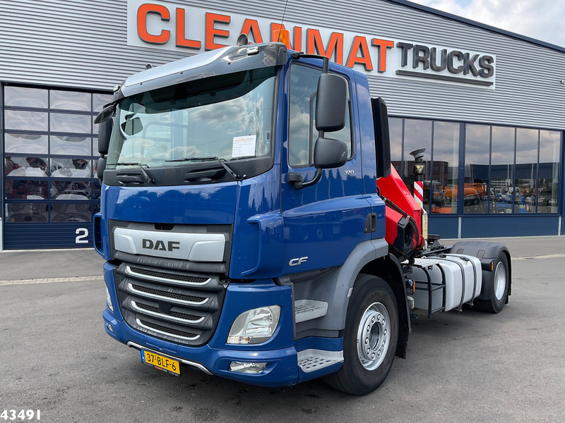 Crane truck DAF FT CF 370 Euro 6 Fassi 15 Tonmeter laadkraan: picture 6