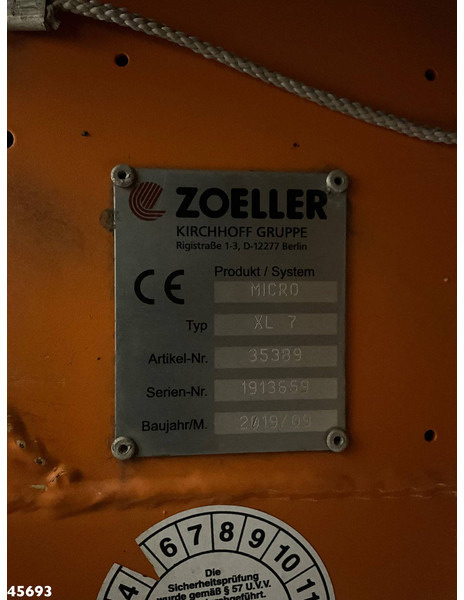 Garbage truck FUSO Canter 9C18 Euro 6 Zoeller 7m³ Just 176.158 km!: picture 16