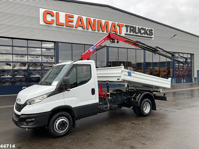 Iveco Daily 72C18 HMF laadkraan 3,4 Tonmeter laadkraan + Meiller 3-zijdige kipper New & Unused!! - Tipper, Crane truck: picture 1 Iveco Daily 72C18 HMF laadkraan 3,4 Tonmeter laadkraan + Meiller 3-zijdige kipper New & Unused!! - Tipper, Crane truck: picture 1