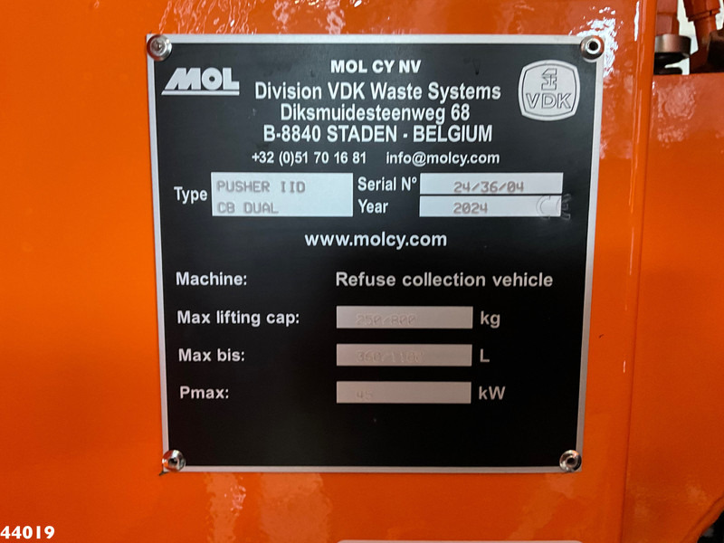 Garbage truck MAN TGS 26.360 VDK 21m³, 2 compartimenten + weighing system: picture 18