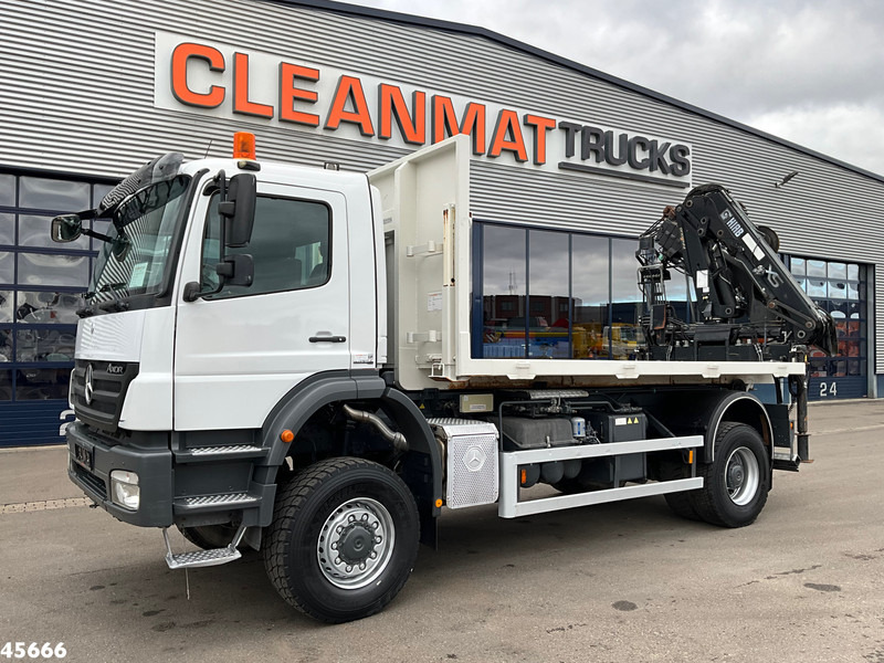 Mercedes-Benz AXOR 1929 4x4 VDL 14 Ton haakarmsysteem + Laadplateau met Hiab 14 Tonmeter laadkraan - Crane truck: picture 3 Mercedes-Benz AXOR 1929 4x4 VDL 14 Ton haakarmsysteem + Laadplateau met Hiab 14 Tonmeter laadkraan - Crane truck: picture 3