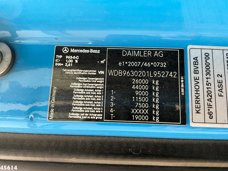 Leasing of Mercedes-Benz Actros 2545 Euro 6 AJK 25 Tonmeter haakarmsysteem Mercedes-Benz Actros 2545 Euro 6 AJK 25 Tonmeter haakarmsysteem: picture 20