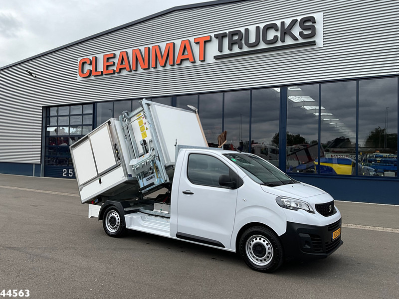 Peugeot E-Expert 100% elektrisch kippende zijlader - Garbage truck: picture 1 Peugeot E-Expert 100% elektrisch kippende zijlader - Garbage truck: picture 1