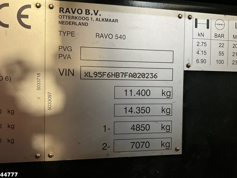Road sweeper Ravo 540 Euro 6: picture 19