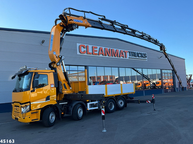 Renault C 380 8x2 Euro 6 Effer 95 Tonmeter laadkraan + Fly-Jib Just 39.453 km! - Crane truck: picture 1 Renault C 380 8x2 Euro 6 Effer 95 Tonmeter laadkraan + Fly-Jib Just 39.453 km! - Crane truck: picture 1