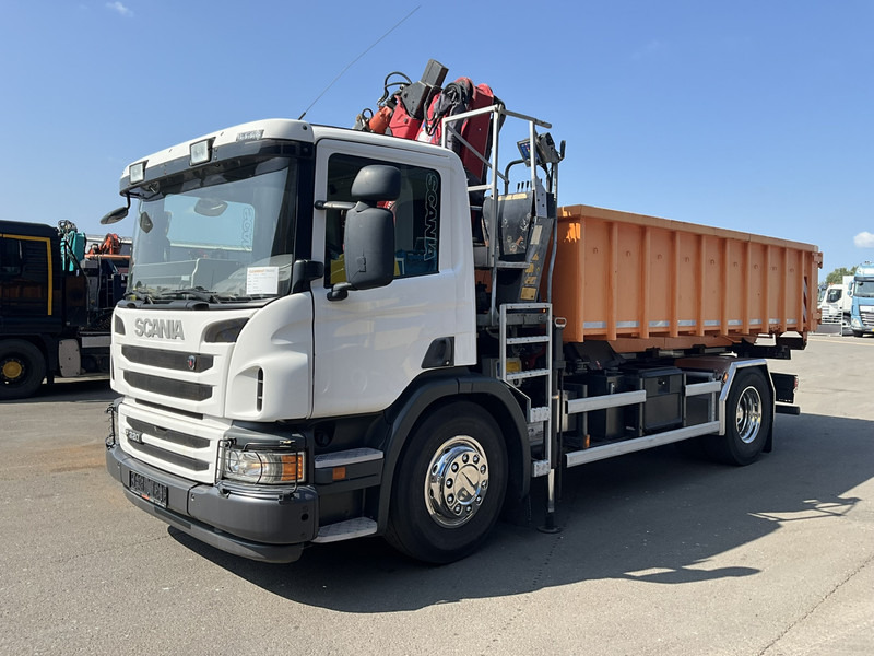 Scania P 320 HMF 12 Tonmeter Z-kraan + Kipper 11m³ - Tipper, Crane truck: picture 3 Scania P 320 HMF 12 Tonmeter Z-kraan + Kipper 11m³ - Tipper, Crane truck: picture 3