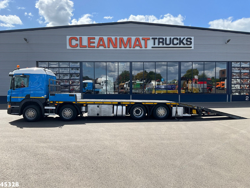 Scania P 410 8x2 Euro 6 Retarder Autotransporter met hydraulische oprijrampen - Autotransporter truck: picture 3 Scania P 410 8x2 Euro 6 Retarder Autotransporter met hydraulische oprijrampen - Autotransporter truck: picture 3