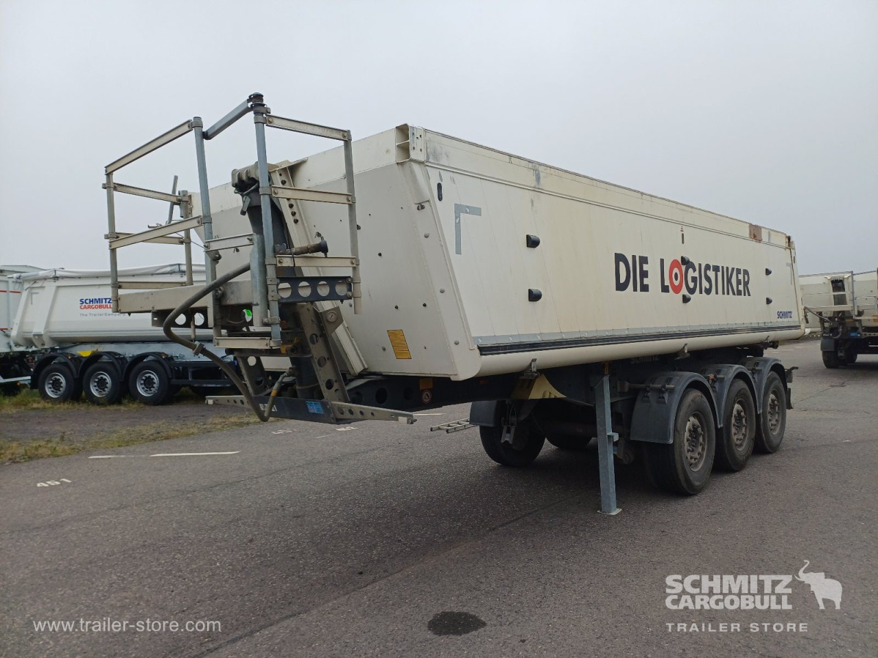 Tipper semi-trailer SCHMITZ Auflieger Kipper Alukastenmulde 24m³: picture 6