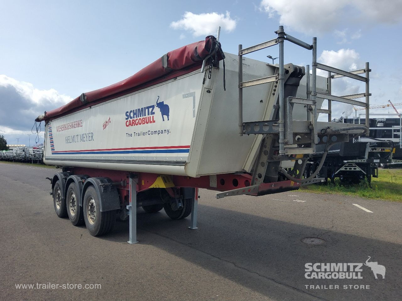 SCHMITZ Auflieger Kipper Alukastenmulde 24m³ - Tipper semi-trailer: picture 1 SCHMITZ Auflieger Kipper Alukastenmulde 24m³ - Tipper semi-trailer: picture 1