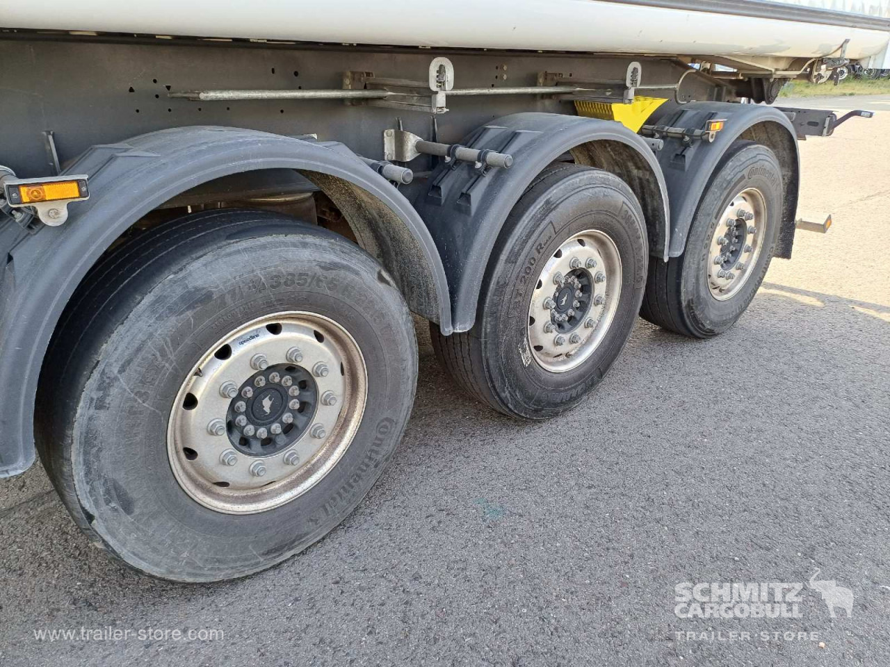 SCHMITZ Auflieger Kipper Alukastenmulde 52m³ - Tipper semi-trailer: picture 2 SCHMITZ Auflieger Kipper Alukastenmulde 52m³ - Tipper semi-trailer: picture 2