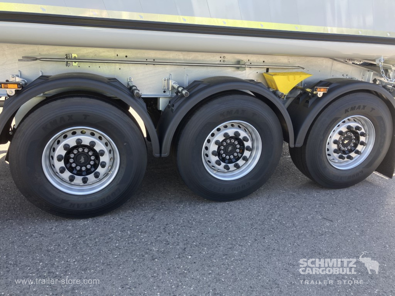 SCHMITZ Auflieger Kipper Alukastenmulde 52m³ - Tipper semi-trailer: picture 4 SCHMITZ Auflieger Kipper Alukastenmulde 52m³ - Tipper semi-trailer: picture 4
