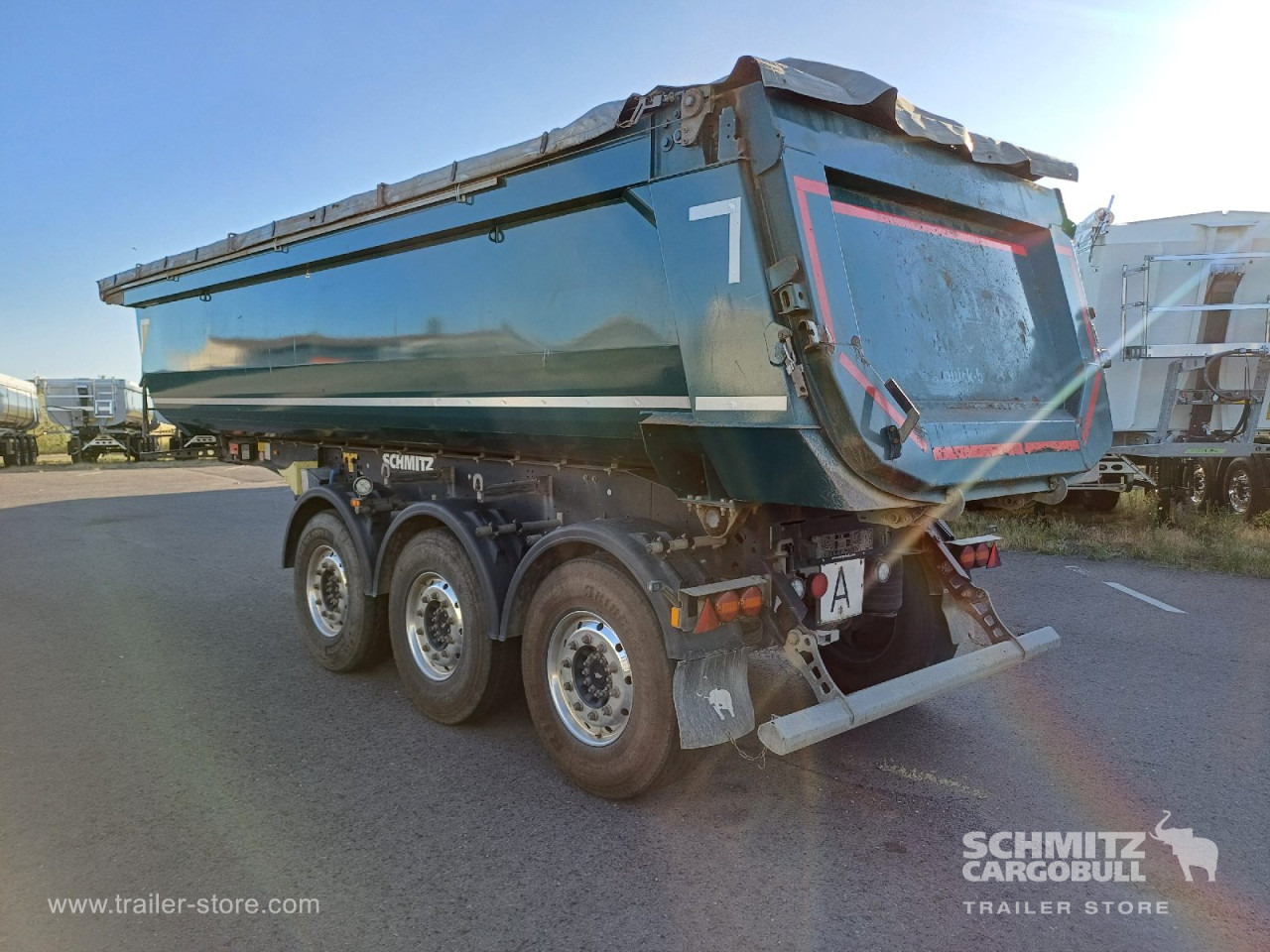 SCHMITZ Auflieger Kipper Stahlrundmulde 24m³ - Tipper semi-trailer: picture 5 SCHMITZ Auflieger Kipper Stahlrundmulde 24m³ - Tipper semi-trailer: picture 5