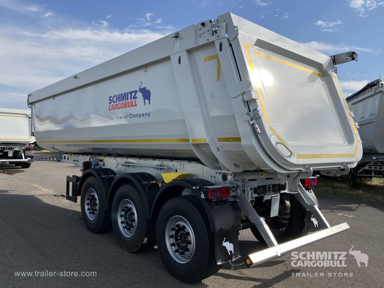 SCHMITZ Auflieger Kipper Stahlrundmulde 29m³ - Tipper semi-trailer: picture 4 SCHMITZ Auflieger Kipper Stahlrundmulde 29m³ - Tipper semi-trailer: picture 4