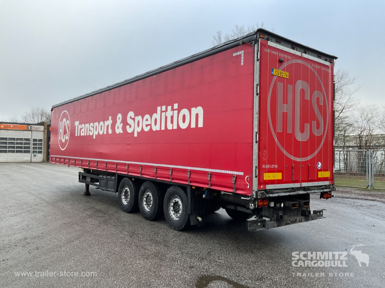 Curtainsider semi-trailer SCHMITZ Curtainsider Standard Forklift holder: picture 11