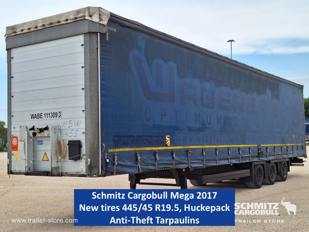 SCHMITZ Curtainsider Mega - Curtainsider semi-trailer: picture 1 SCHMITZ Curtainsider Mega - Curtainsider semi-trailer: picture 1