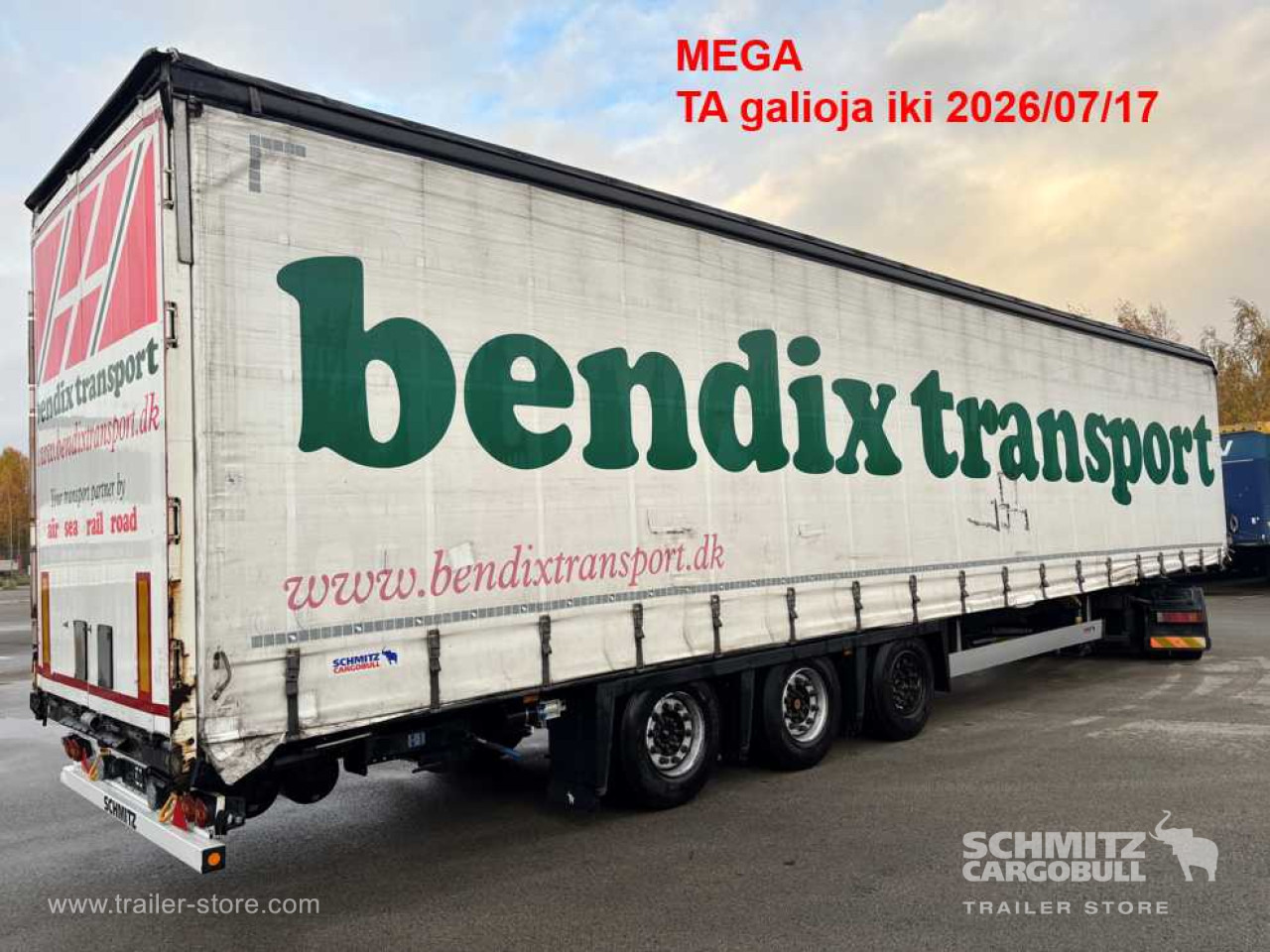 SCHMITZ Curtainsider Mega - Curtainsider semi-trailer: picture 1 SCHMITZ Curtainsider Mega - Curtainsider semi-trailer: picture 1