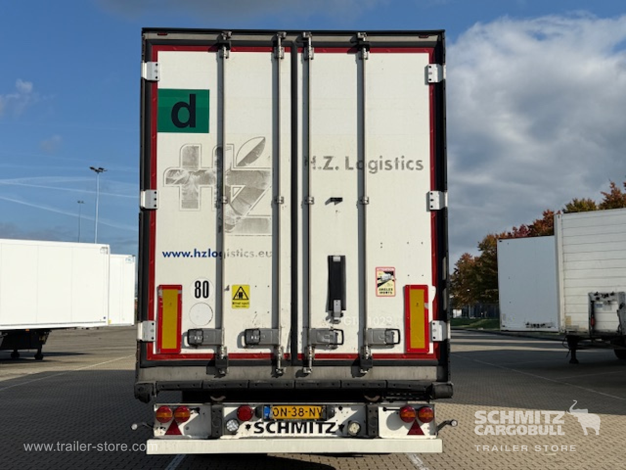 Isothermal semi-trailer SCHMITZ Oplegger Vries Standard: picture 12
