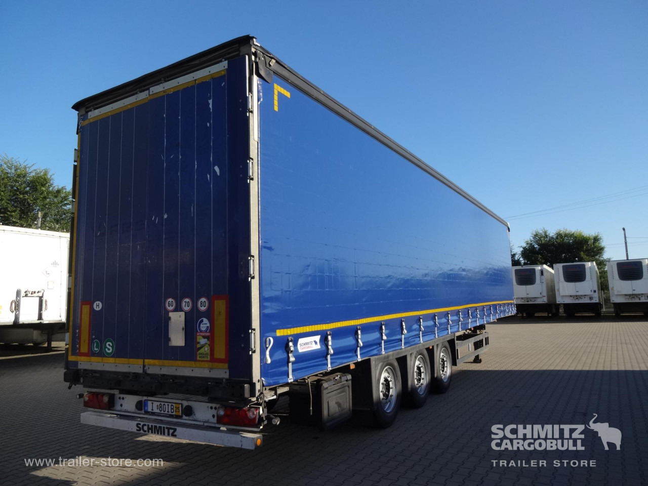 SCHMITZ Curtainsider Mega - Curtainsider semi-trailer: picture 1 SCHMITZ Curtainsider Mega - Curtainsider semi-trailer: picture 1
