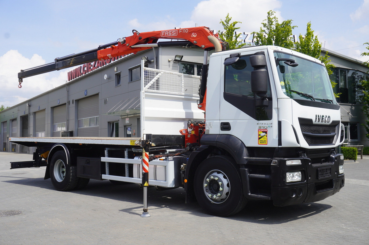 Crane truck IVECO STRALIS 310 E6 / FASSI F110B / 630 MTH! / 4 t lift cap. / 19 t: picture 10