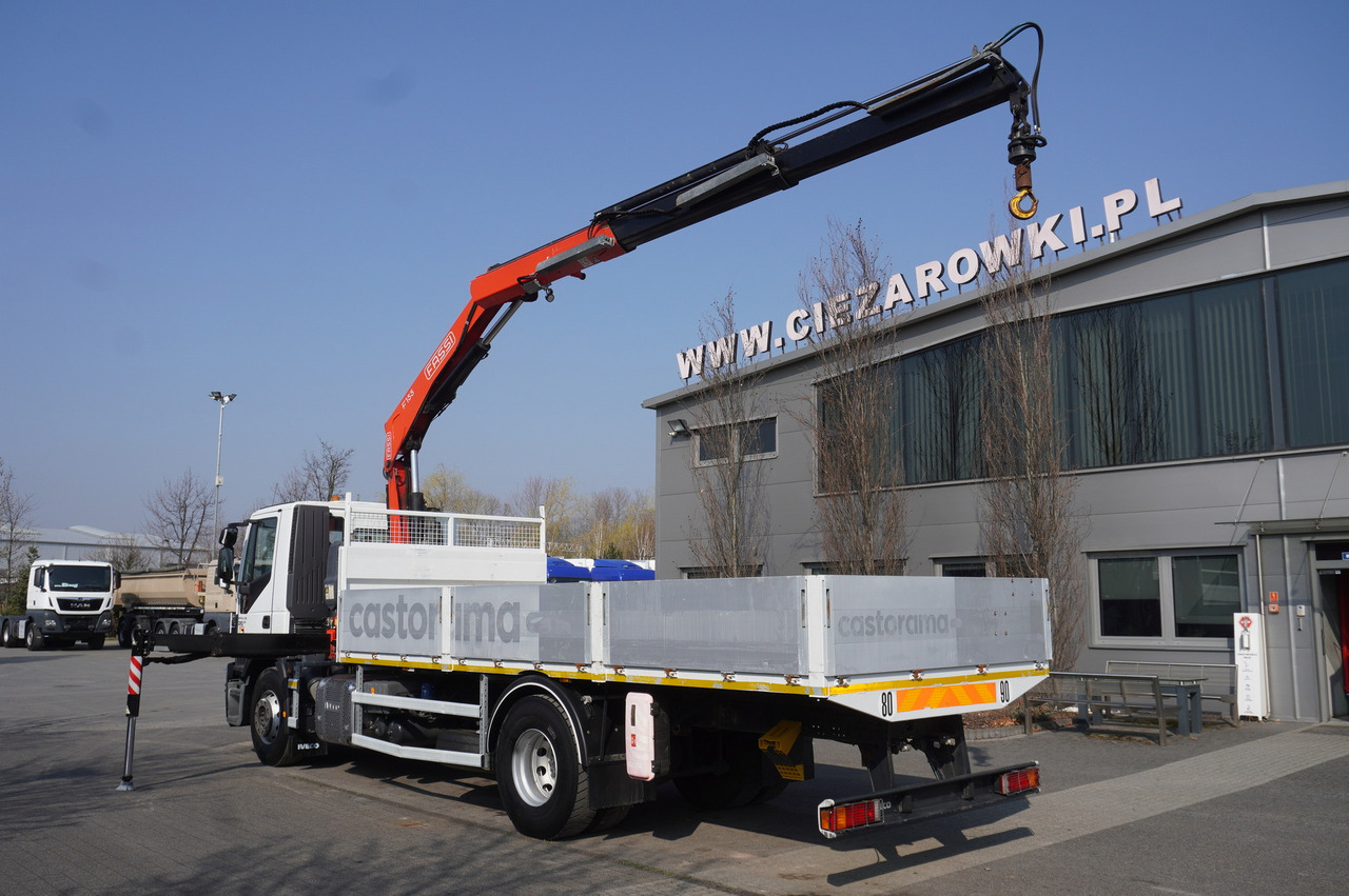 Dropside/ Flatbed truck, Crane truck IVECO STRALIS 310 E6 / HDS FASSI 155 6.2 T / 250 thousand km: picture 7