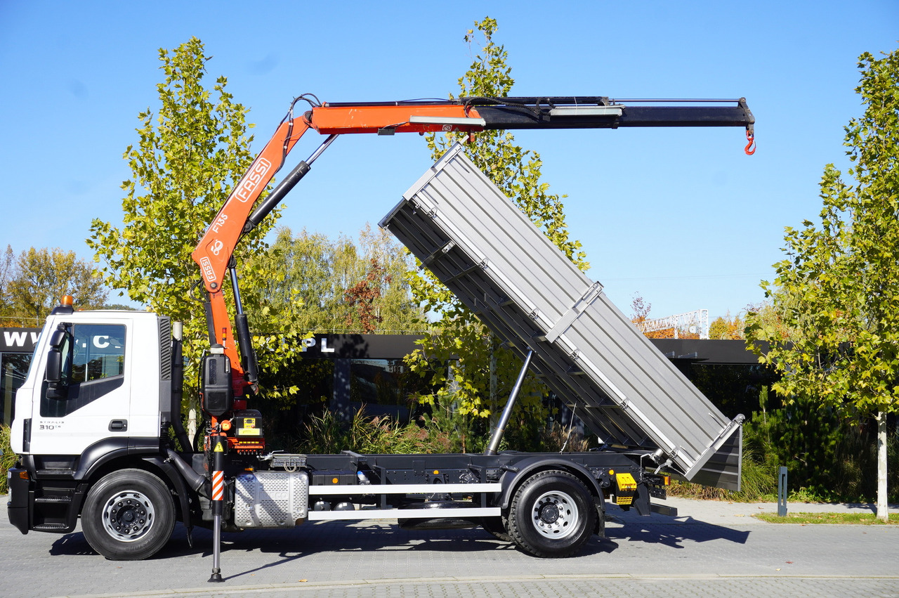 IVECO Stralis 310 E6 / NEW 3-sided tipper / Fassi F135 crane with remote control - Crane truck: picture 4 IVECO Stralis 310 E6 / NEW 3-sided tipper / Fassi F135 crane with remote control - Crane truck: picture 4