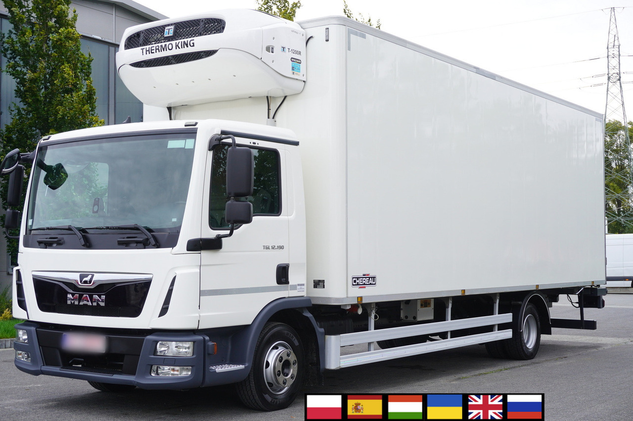 MAN TGL 12.190 / CHEREAU Refrigerator 18 PAL multitemperature / Thermoking T-1200R / 100,000 km - Refrigerator truck: picture 1 MAN TGL 12.190 / CHEREAU Refrigerator 18 PAL multitemperature / Thermoking T-1200R / 100,000 km - Refrigerator truck: picture 1