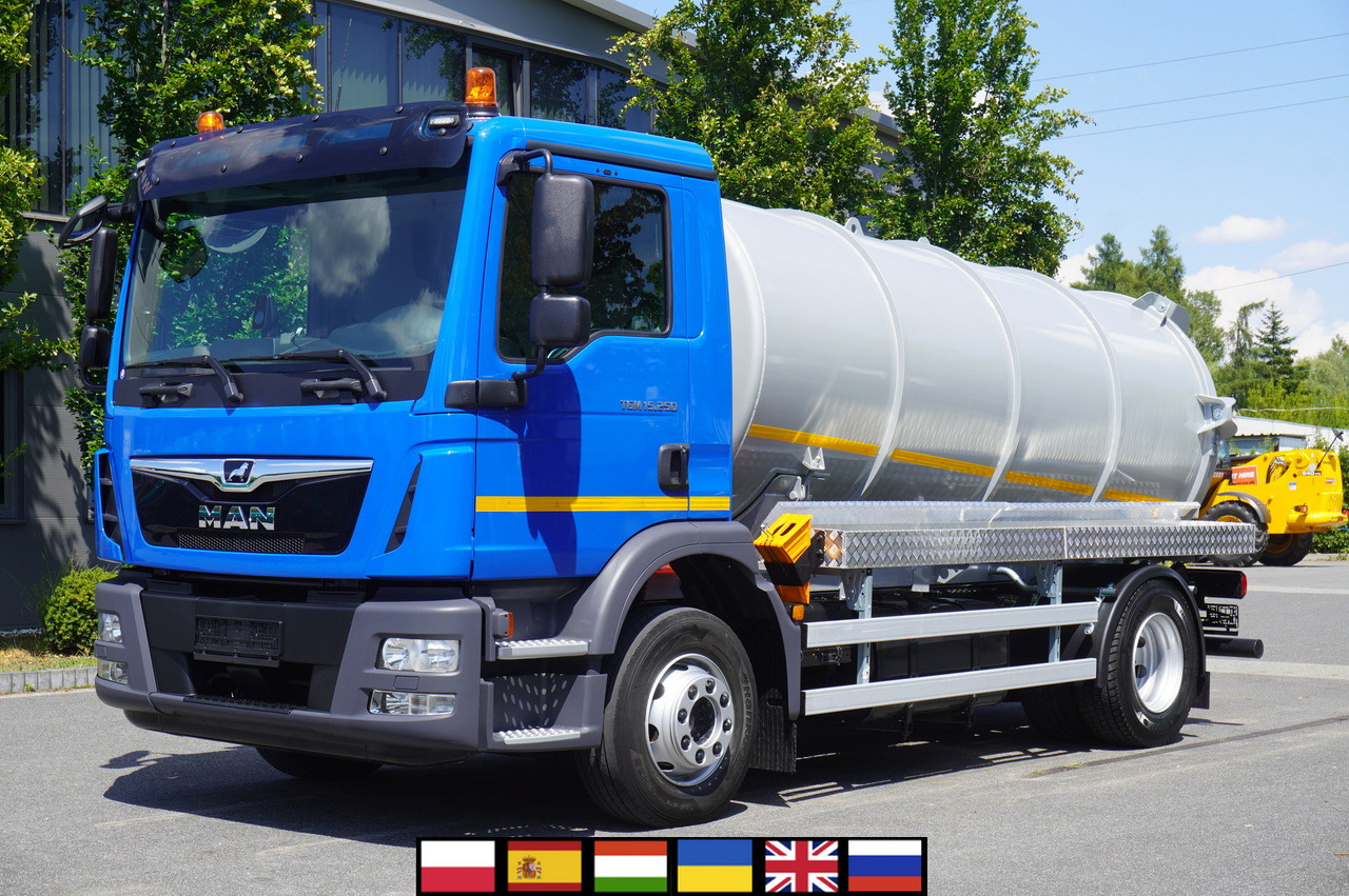 MAN TGM 15.250 / NEW septic tank (07/2025) superstructure 8000 l / 160 tho. km! - Slurry tanker: picture 1 MAN TGM 15.250 / NEW septic tank (07/2025) superstructure 8000 l / 160 tho. km! - Slurry tanker: picture 1