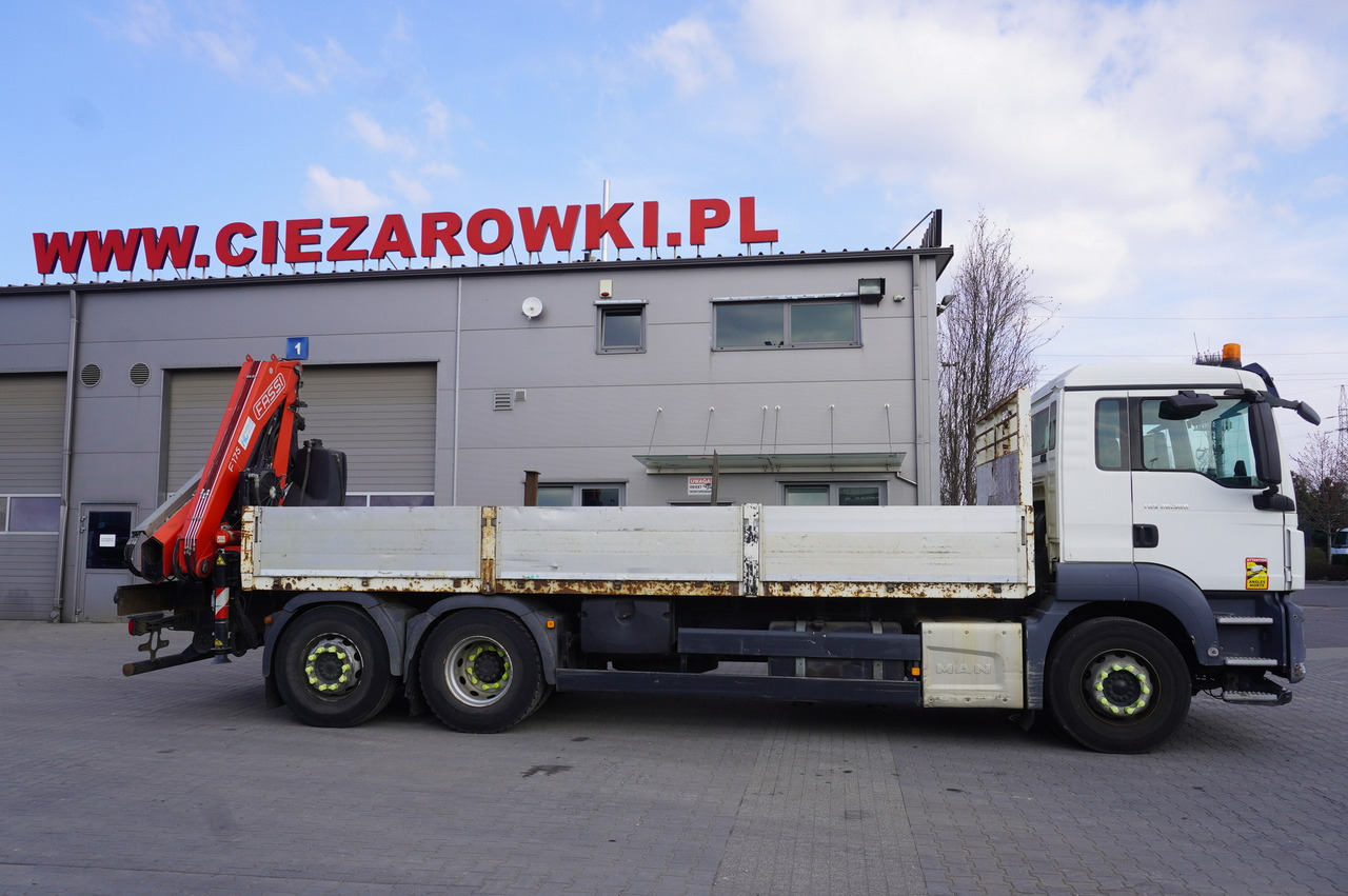MAN TGS 26.360 Flatbed / Fassi F175 7.7 T / steered 3rd axle - Crane truck: picture 3 MAN TGS 26.360 Flatbed / Fassi F175 7.7 T / steered 3rd axle - Crane truck: picture 3