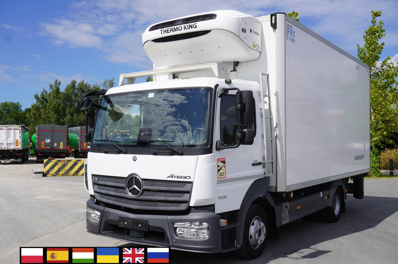 MERCEDES-BENZ Atego 1021 / Lamberet meat hook refrigerator / Carcass elevator 1000 kg / Thermoking T800 R - Refrigerator truck, Crane truck: picture 1 MERCEDES-BENZ Atego 1021 / Lamberet meat hook refrigerator / Carcass elevator 1000 kg / Thermoking T800 R - Refrigerator truck, Crane truck: picture 1