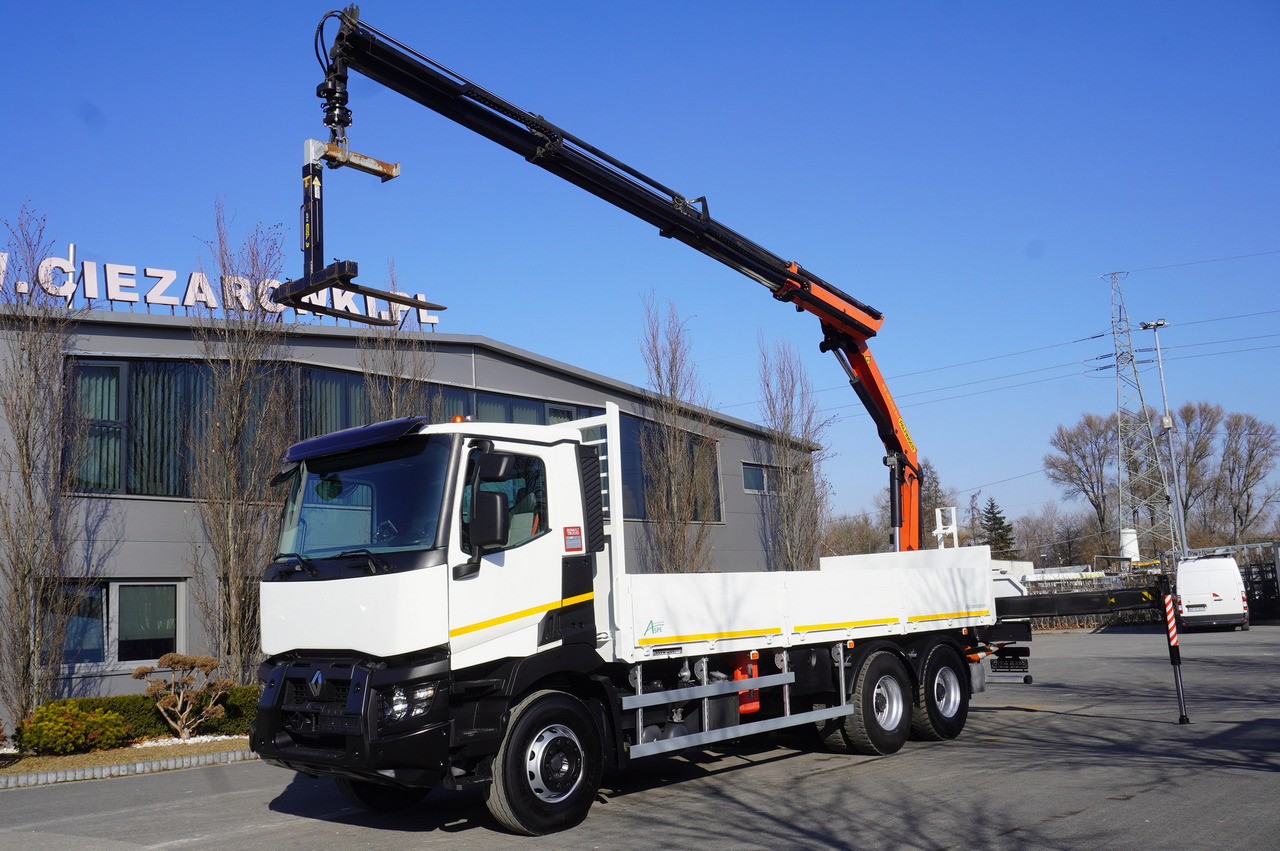 RENAULT C380 / 6x4 / HDS Palfinger PK 18002-EH 6000 kg - Crane truck: picture 1 RENAULT C380 / 6x4 / HDS Palfinger PK 18002-EH 6000 kg - Crane truck: picture 1