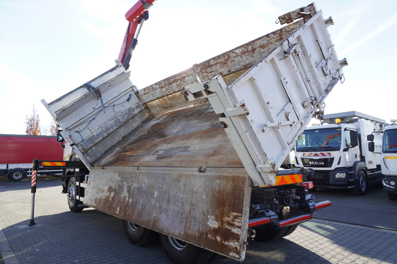 Tipper, Crane truck RENAULT C380 E6 6×4 / HDS Fassi F135 2700 MTH / Range 8 m / 5.6 t lifting capacity / 3-side tipper / Bortmatic: picture 10 Tipper, Crane truck RENAULT C380 E6 6×4 / HDS Fassi F135 2700 MTH / Range 8 m / 5.6 t lifting capacity / 3-side tipper / Bortmatic: picture 10