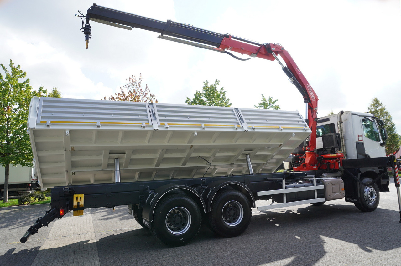 Tipper, Crane truck RENAULT K380 6×4 / FASSI F175 crane 7.85 t / 120 thousand km! / 2-sided tipper: picture 12 Tipper, Crane truck RENAULT K380 6×4 / FASSI F175 crane 7.85 t / 120 thousand km! / 2-sided tipper: picture 12