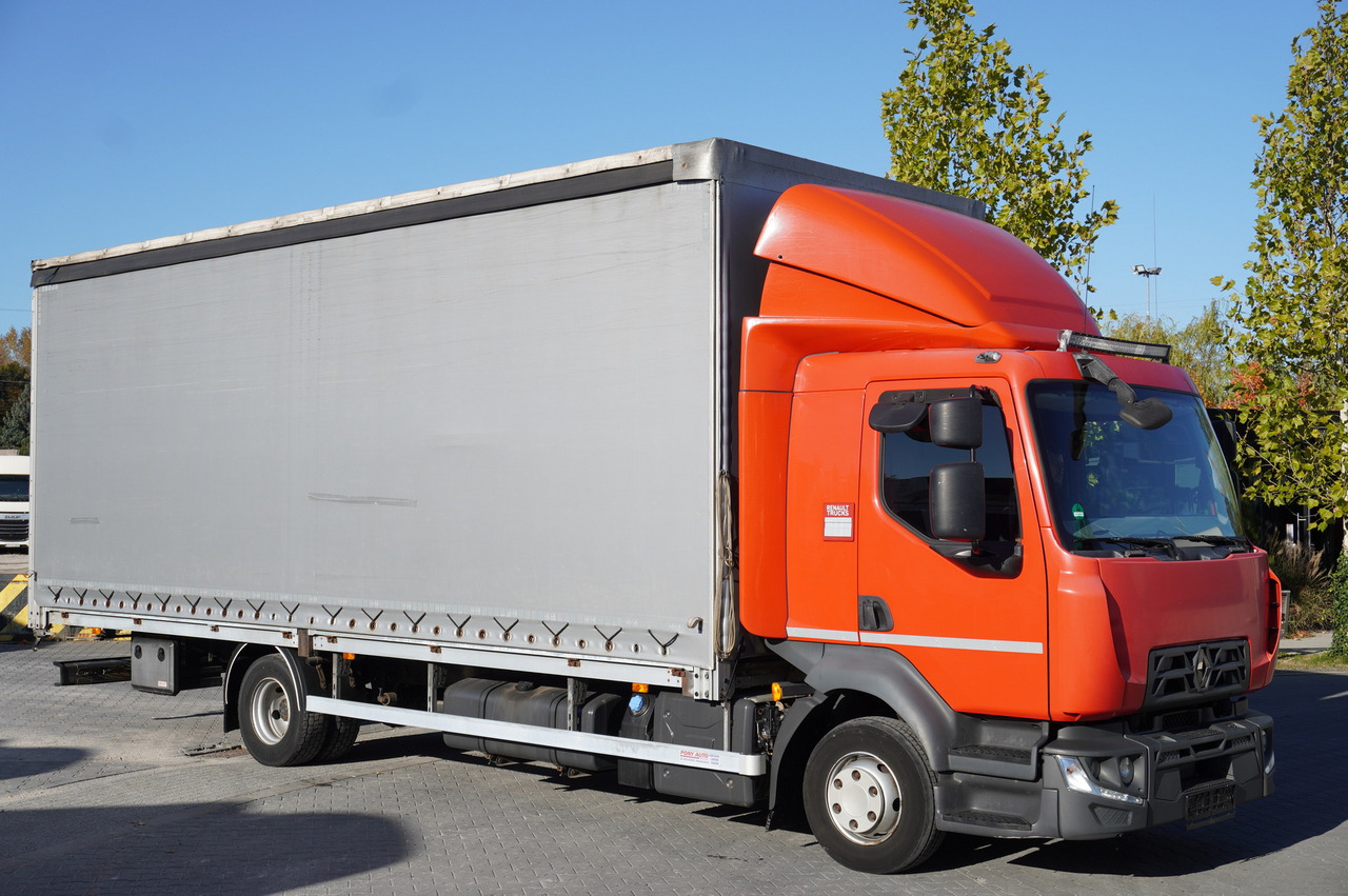 RENAULT Midlum 12.245 / dropside / sleeper / 18 pallets - Curtainsider truck: picture 2 RENAULT Midlum 12.245 / dropside / sleeper / 18 pallets - Curtainsider truck: picture 2