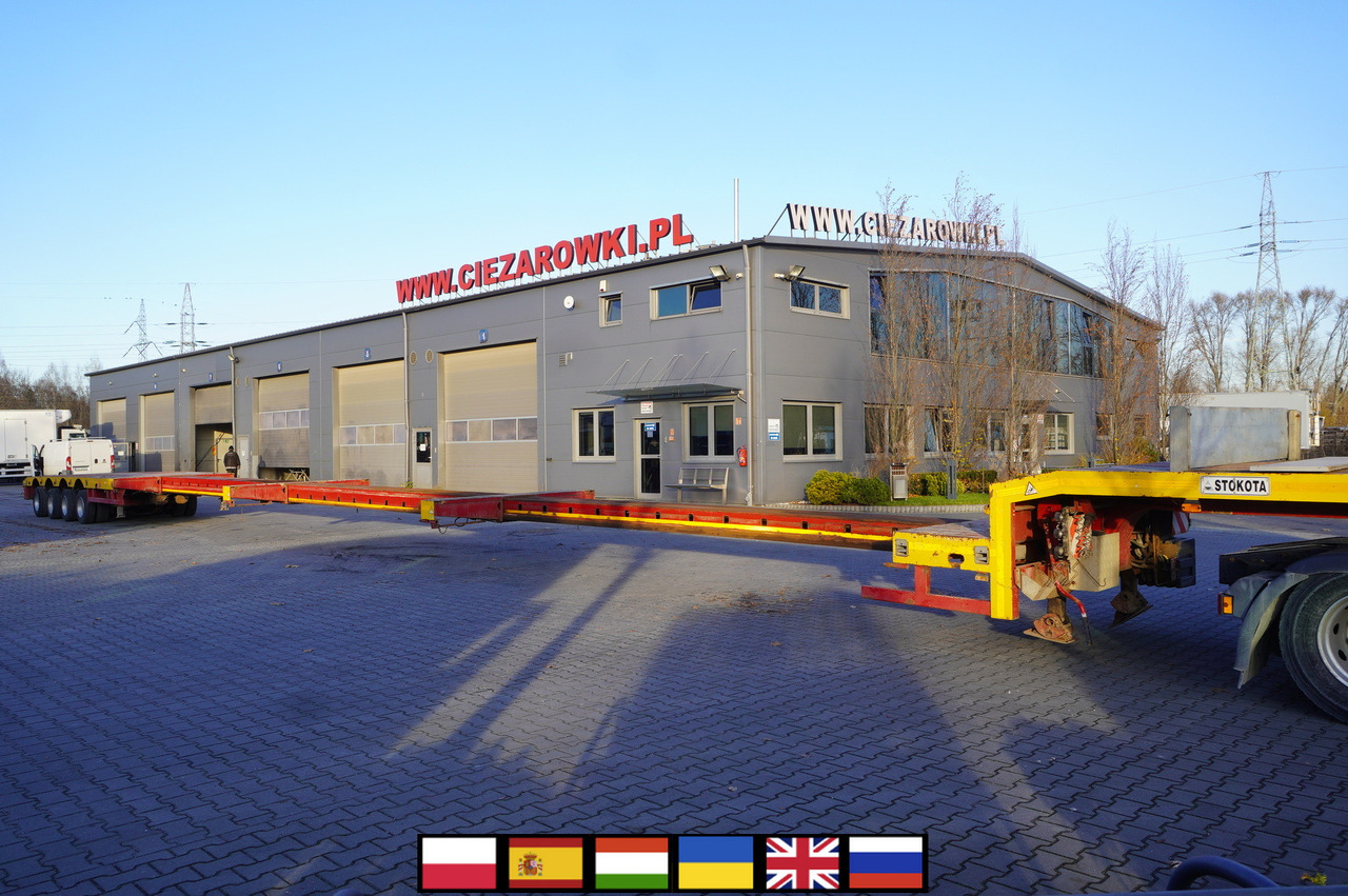 STOKOTA S4T.H4-01 / 36 m max length / 4 steering axles / Remote control - Low loader semi-trailer: picture 1 STOKOTA S4T.H4-01 / 36 m max length / 4 steering axles / Remote control - Low loader semi-trailer: picture 1